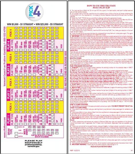 Vermont (VT) Pick 4 Lottery Results and Game Details.
